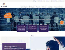 Tablet Screenshot of anuntatech.com